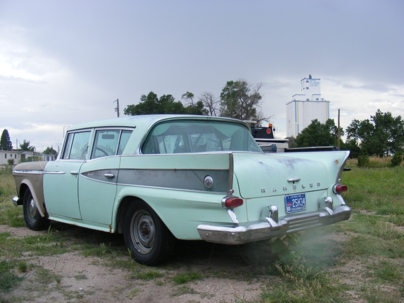 1959 Rambler Six Super 4dr sedan back