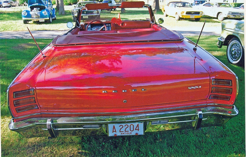 1968 AMC Rebel SST convertible rear