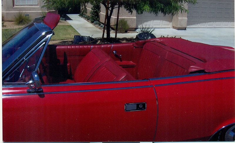 1968 AMC Rebel SST convertible interior