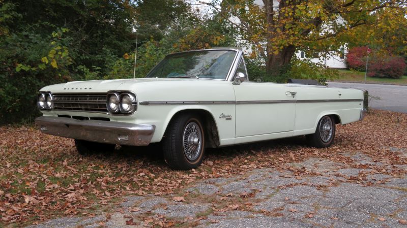 1966 Rambler Classic 770 convertible.